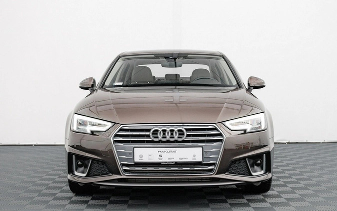 Audi A4 cena 114850 przebieg: 82336, rok produkcji 2019 z Wielichowo małe 742